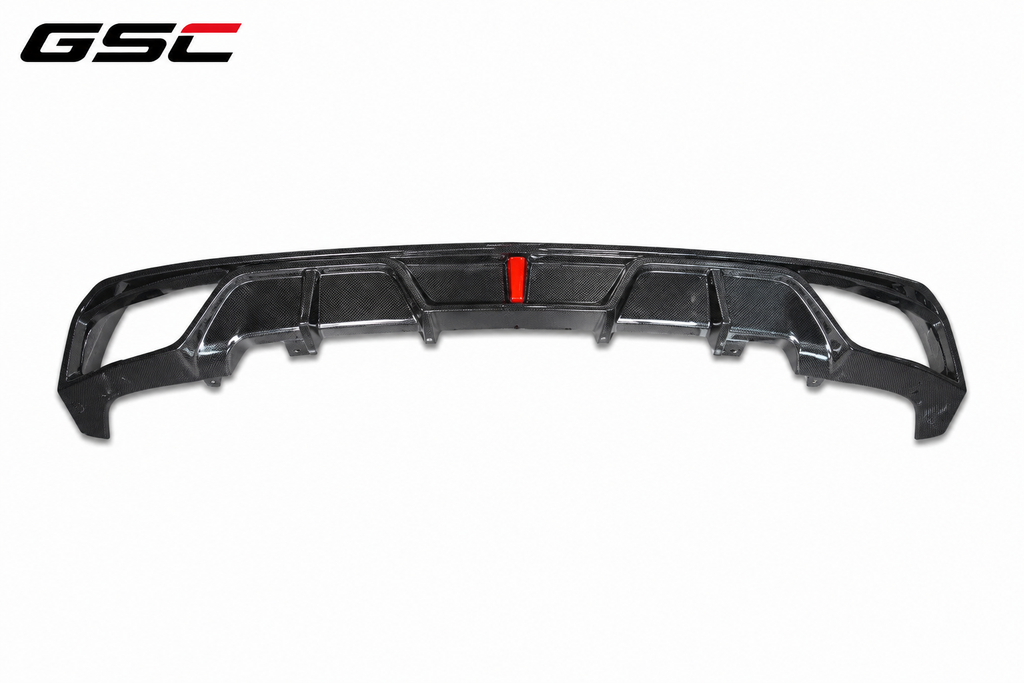 GSC Carbon Fiber BMW X5 G05/G18 Rear Diffuser Lip Bumper Splitter