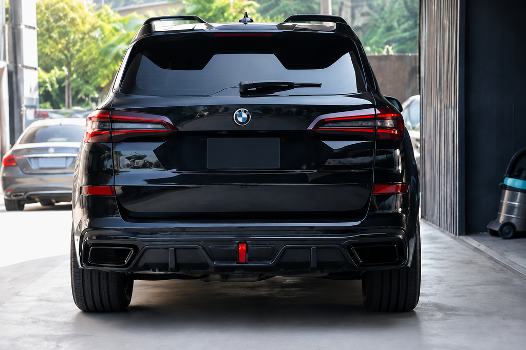 GSC Carbon Fiber BMW X5 G05/G18 Rear Diffuser Lip Bumper Splitter