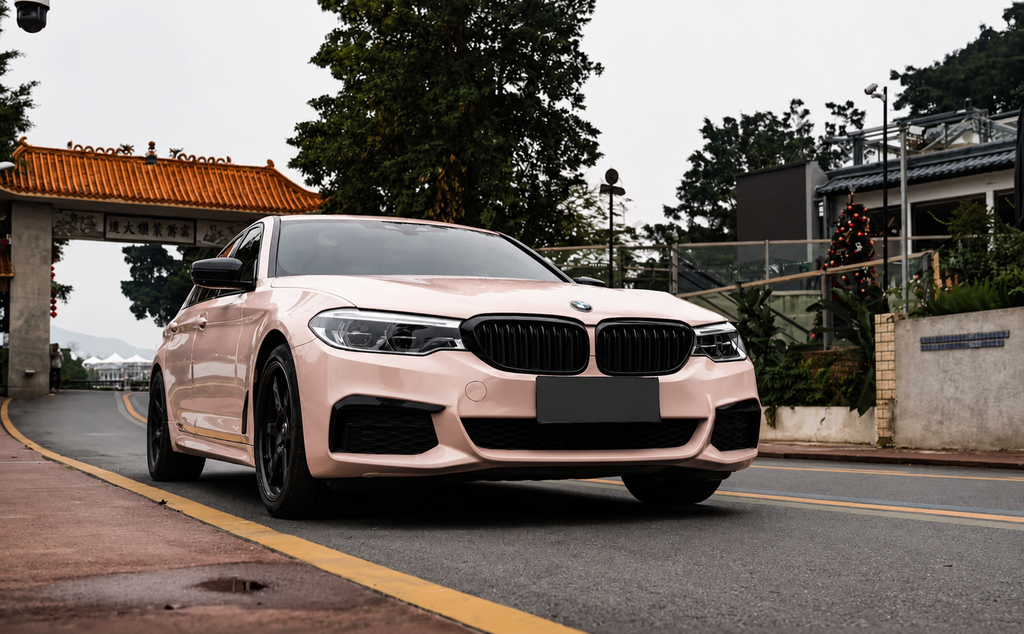 Mirror Sky Pink TPU Color PPF – Soft Metallic Pink Paint Protection Film