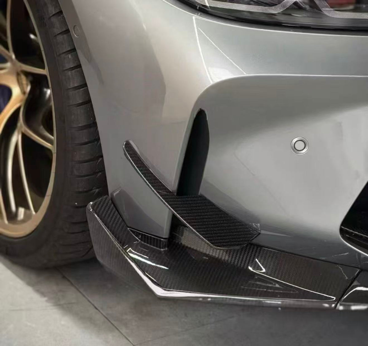 GSC Carbon Fibre Front Canards for BMW M3 G80