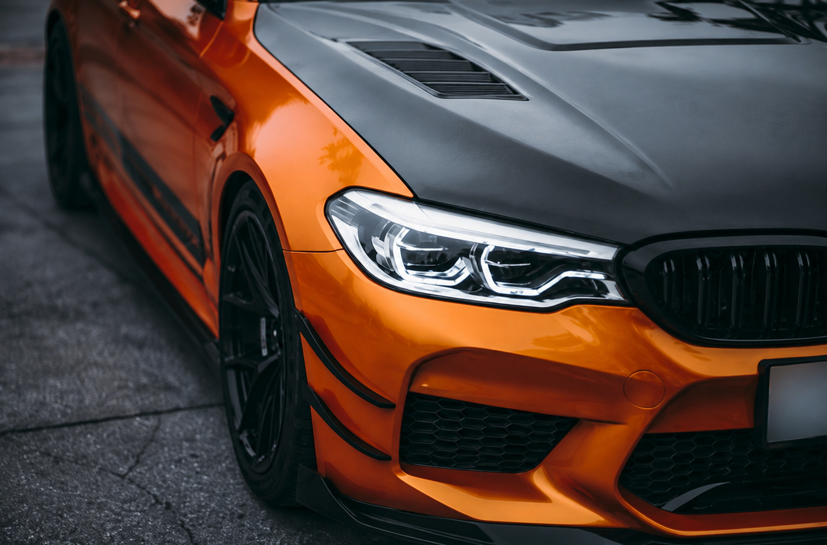 GSC Carbon Fiber Front Canards For BMW M5 F90 2018-2023