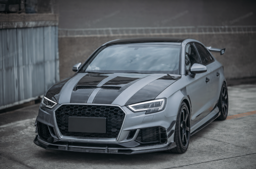 GSC Dry Carbon Fiber Front Lip For Audi RS3 8V 2013-2020