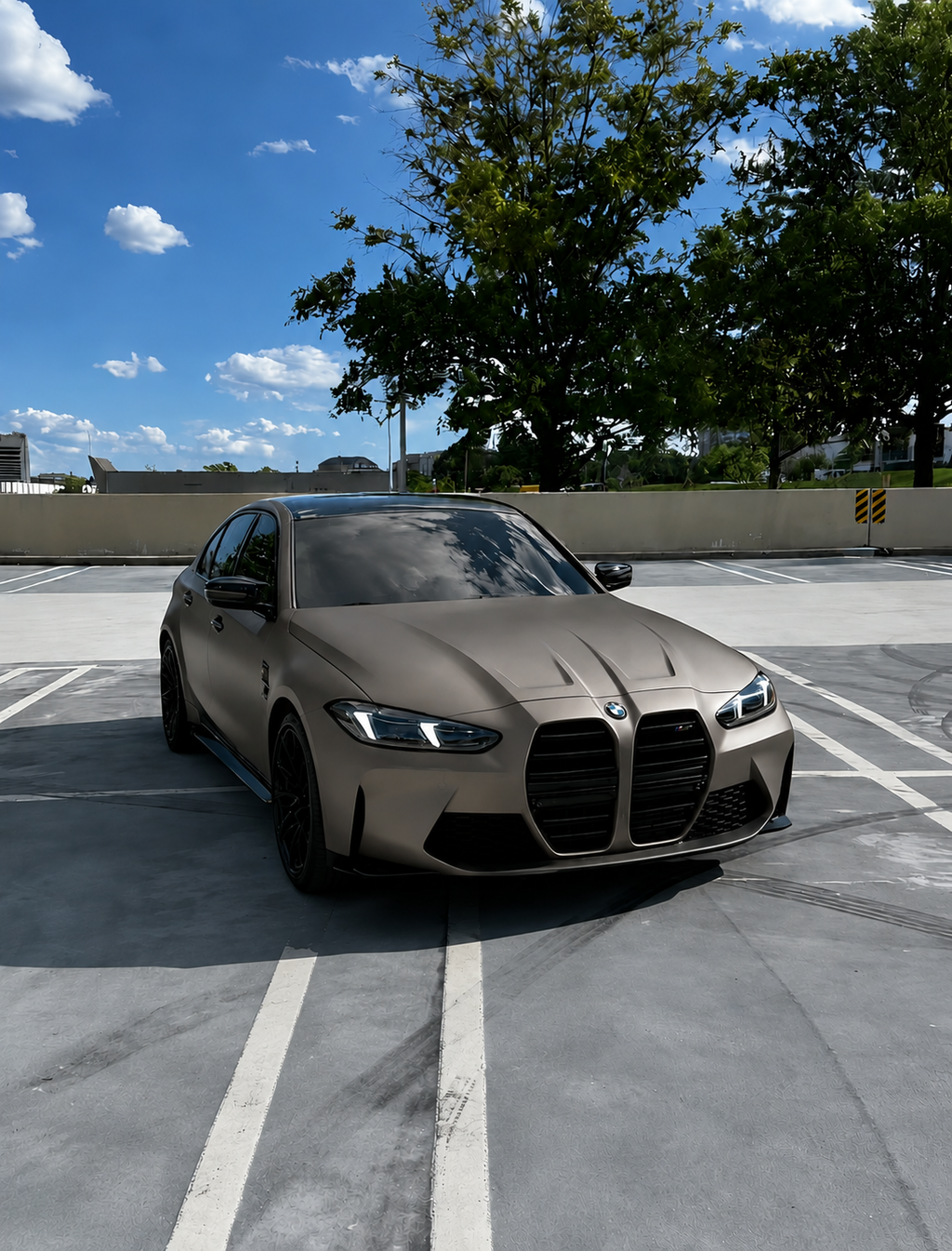 Titanium Gold TPU Color PPF – Metallic Satin Vehicle Paint Protection Film