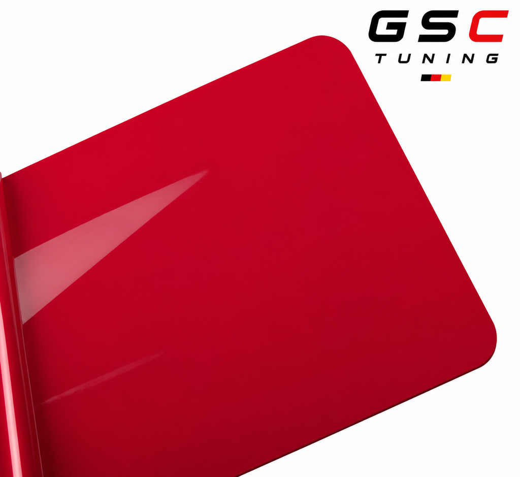 Rally Red TPU Color PPF – High Gloss Racing Red Paint Protection Film