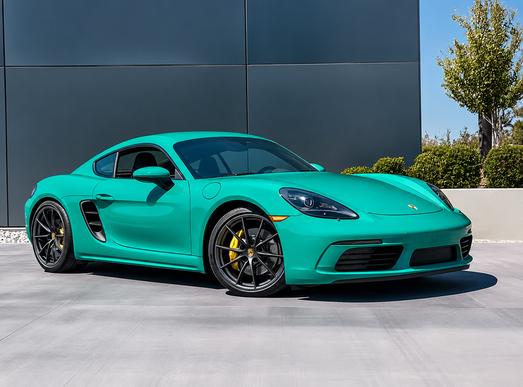 Peacock Blue TPU Color PPF – Glossy Cyan Turquoise Paint Protection Film