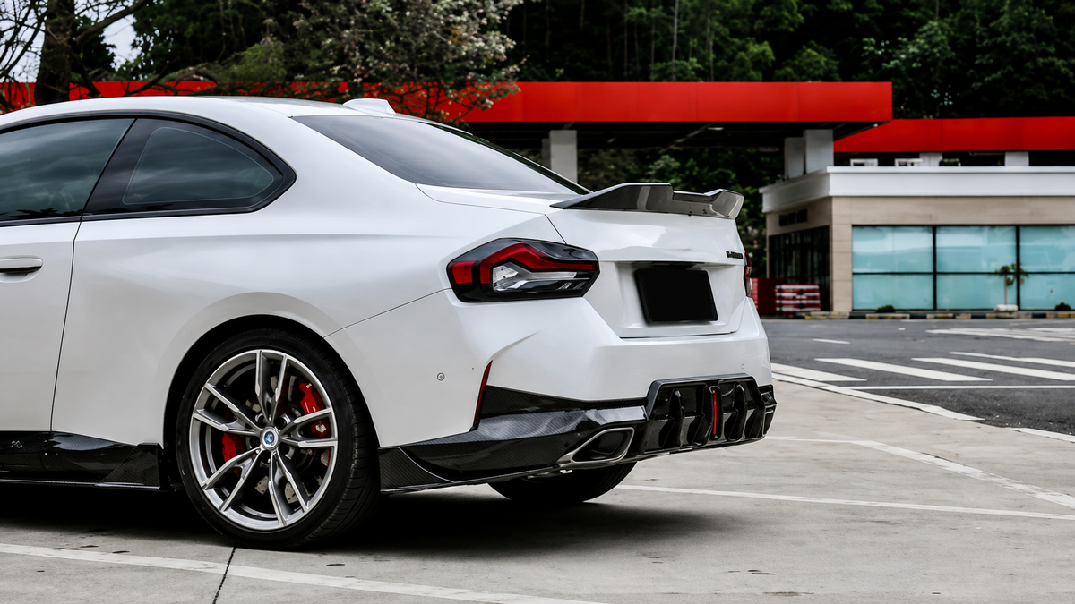GSC Carbon Fiber BMW M240i G42 Side Skirt Extensions