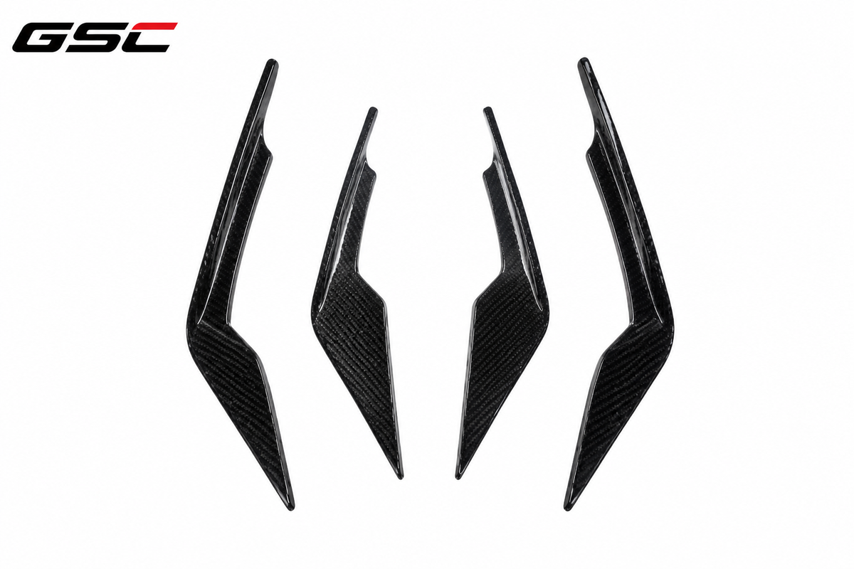 GSC Carbon Fiber BMW M3 G80 Front Bumper Canards / Dive Planes