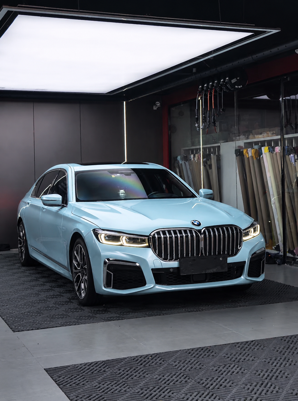 Stratosphere Blue TPU Color PPF – Liquid Metallic Finish Automotive Paint Protection Film