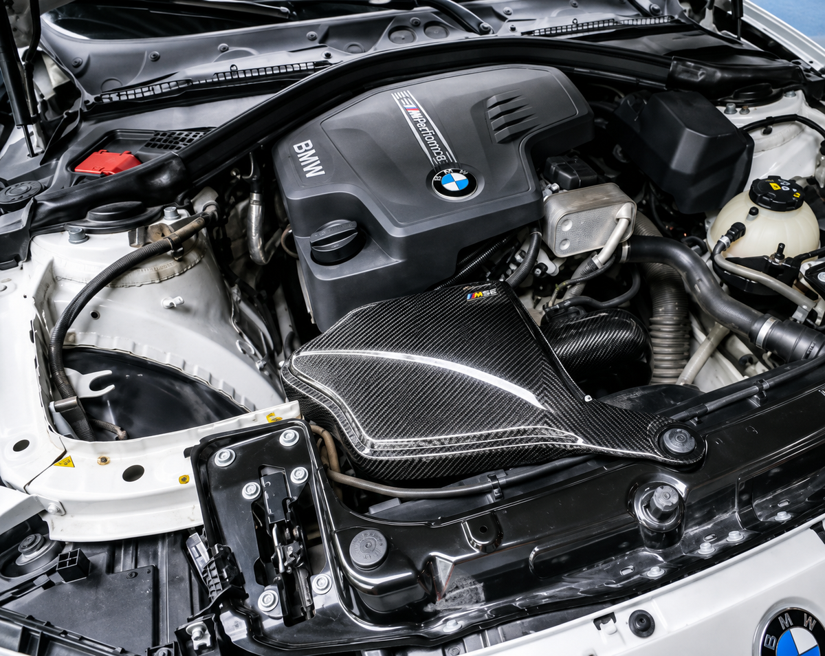 GSC BMW N20/N26 Carbon Fibre High-Performance Cold Air Intake System – 3 Series / 4 Series