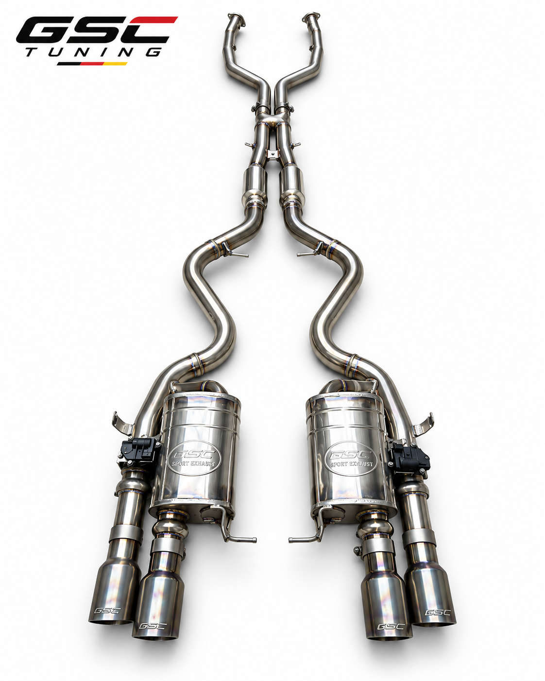 T304 Stainless Steel Exhaust System for 2013 BMW M3 E92